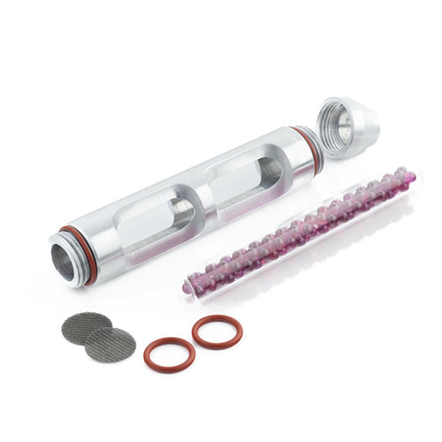 Cannabis Hardware Two Piece Haze Pipe With Ruby Balls