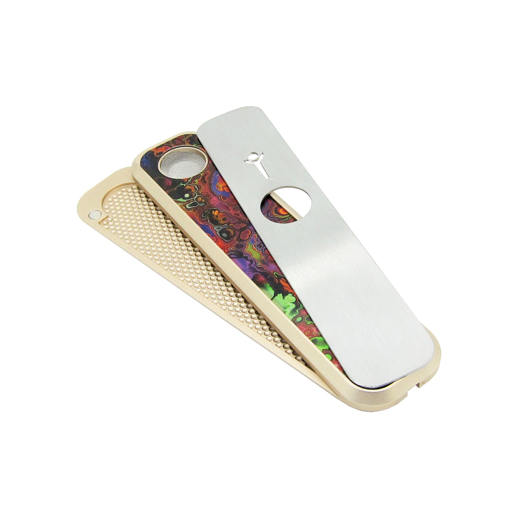 Genius Pipe Psychedelic Gold Edition Portable Hand Pipe