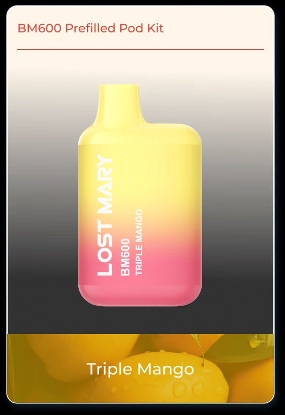 Lost Mary BM600 Pre-Filled Pods 600 Puffs