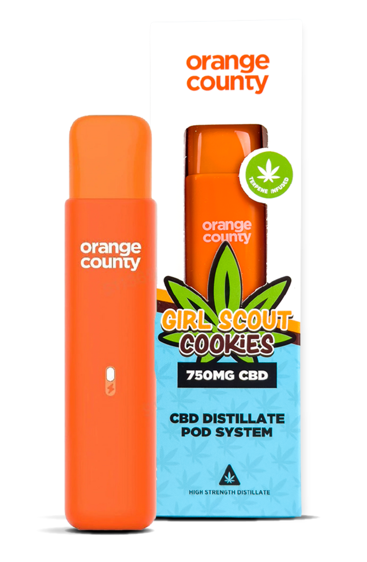 Orange County CBD Girl Scout Cookies Distillate Pod System 750mg