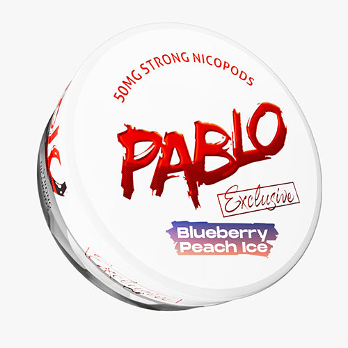 Pablo Blueberry Peach Ice Extra Strong Nicotine Pouches